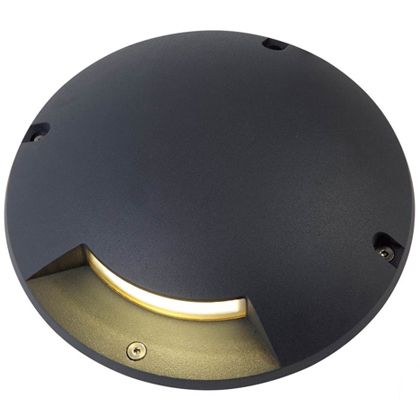 Lampada Segna Passo a Uno 1X1W a Led Colore Grigio Grafite per Esterno Linea Moon Sovil