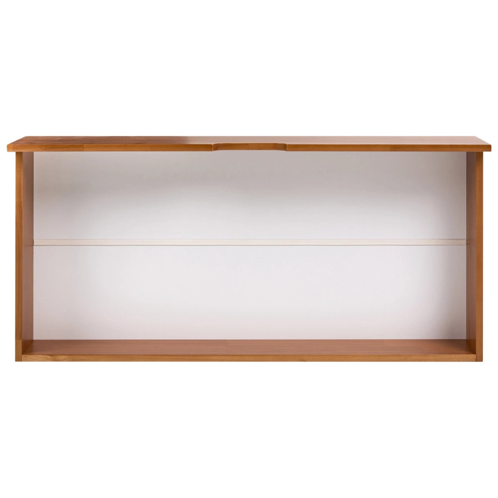 Set di 2 cassetti per letto in legno marrone MDF con ruote