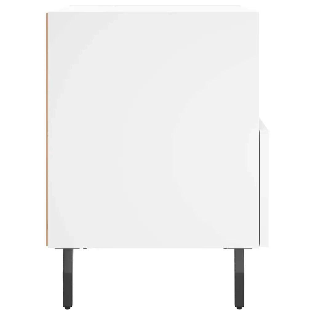 Comodini 2 pz Bianchi 40x35x47,5 cm in Legno Multistrato 827469