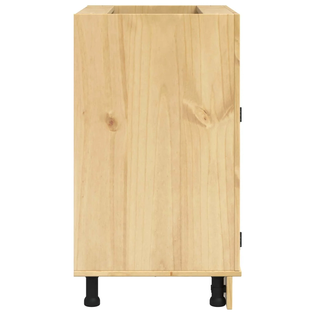 Armadietto SKI Marrone Miele 60 x 46 x 81,5 cm Pino massello