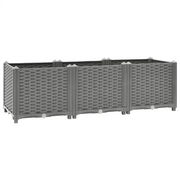 Fioriera Rialzata 120x40x38 cm in Polipropilene 153295