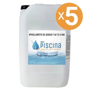 Ipoclorito Di Sodio 14/15 V.mi, 5 Confezioni Da 25 Kg