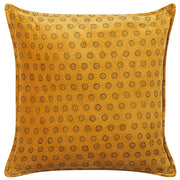 Cuscino decorativo velluto arancione 45 x 45 cm modello stampa blocco boho decor accessori