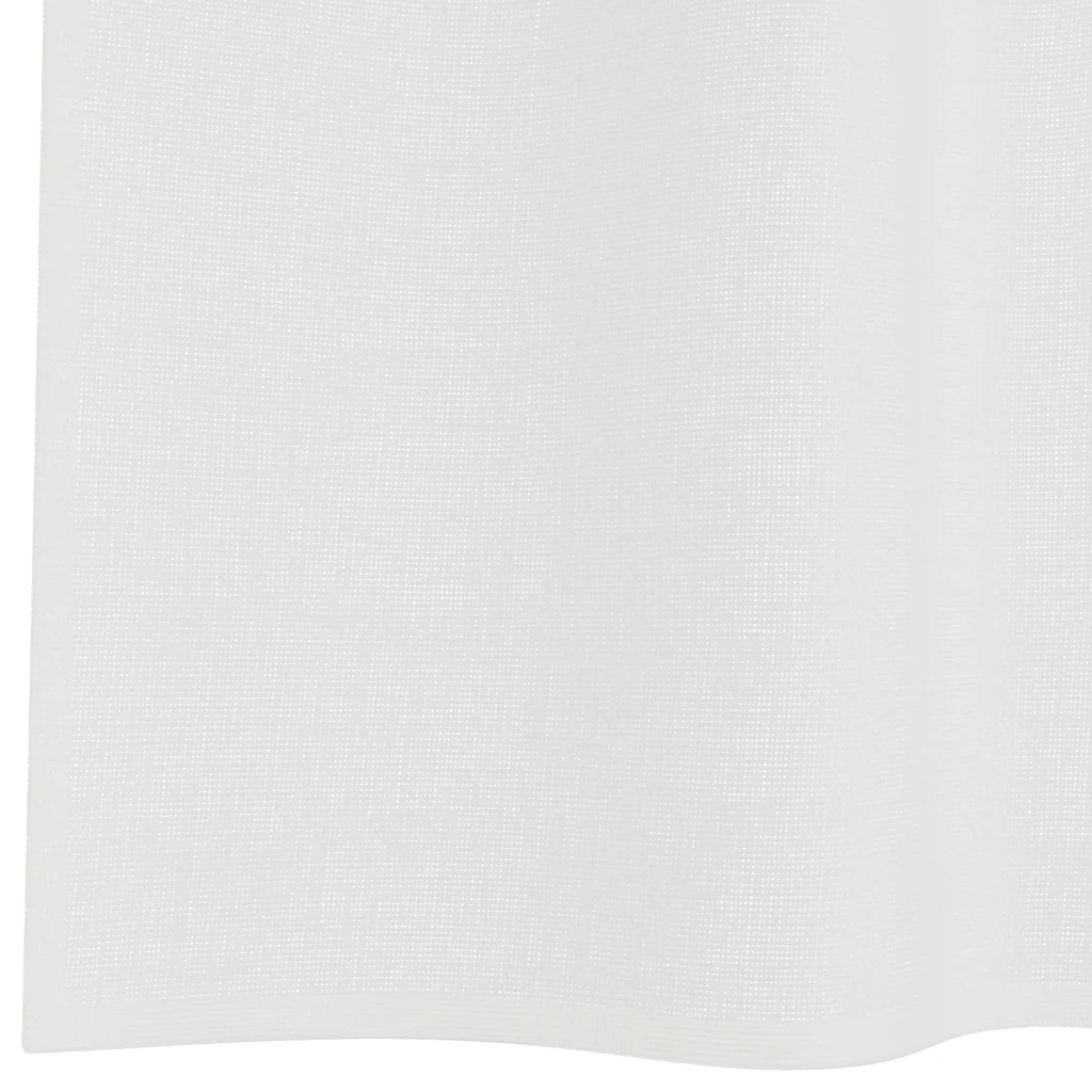 vidaXL Tende in Voile con Passanti 2 pz Bianco 140x245 cm