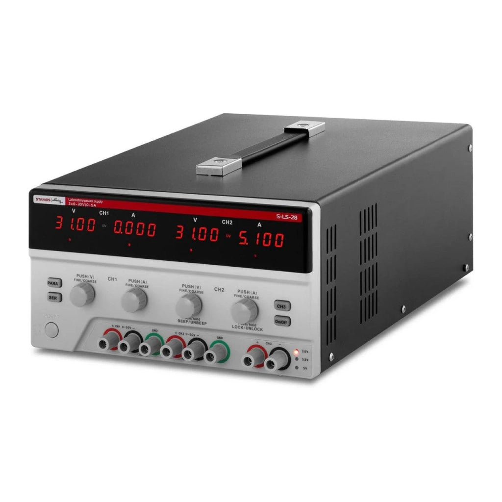 Alimentatore doppio da laboratorio - 2x 0-30 Volt 0-5 A CC, 550 Watt 14_0000012