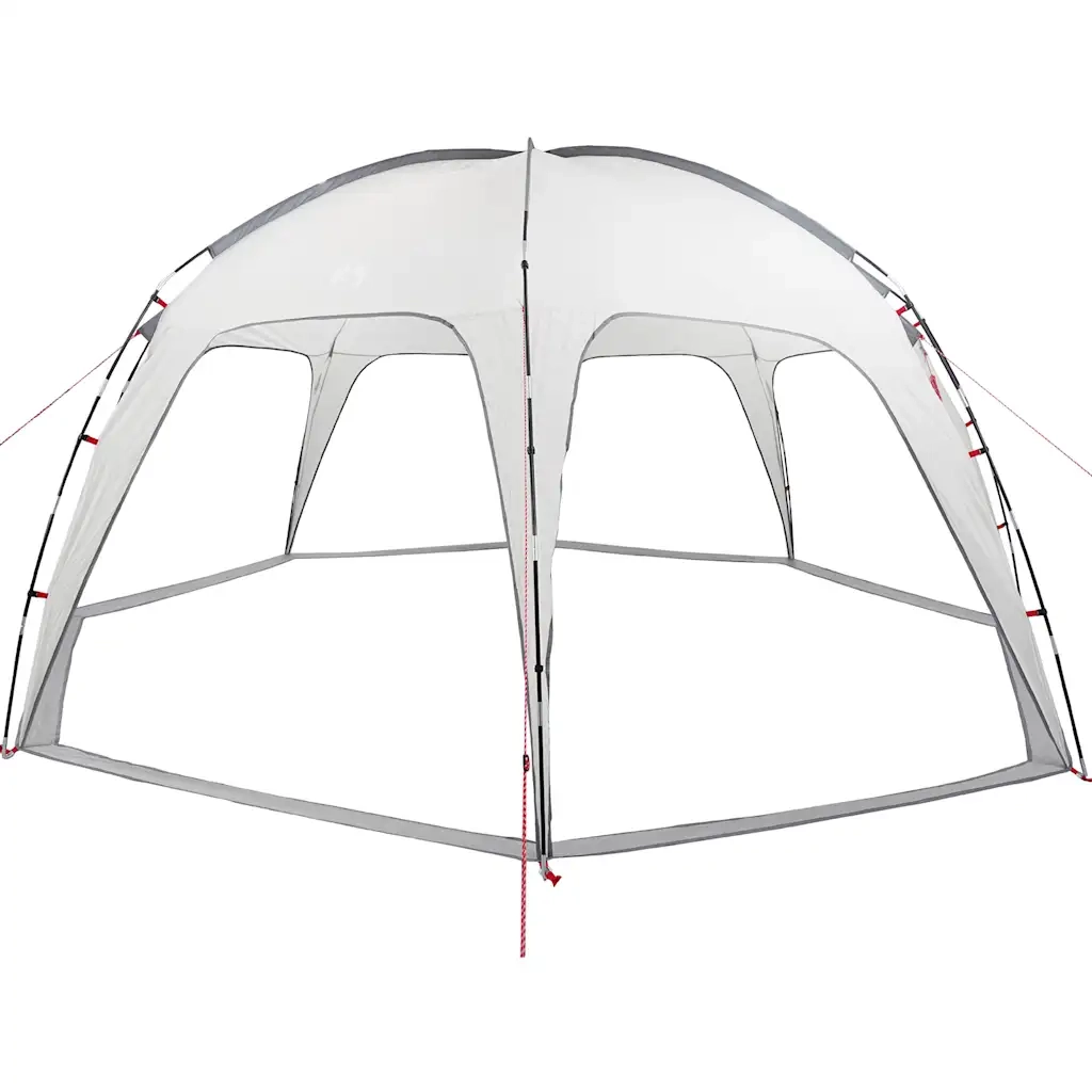 Tenda per Feste-Tenda da campeggio Grigia Impermeabile 490605