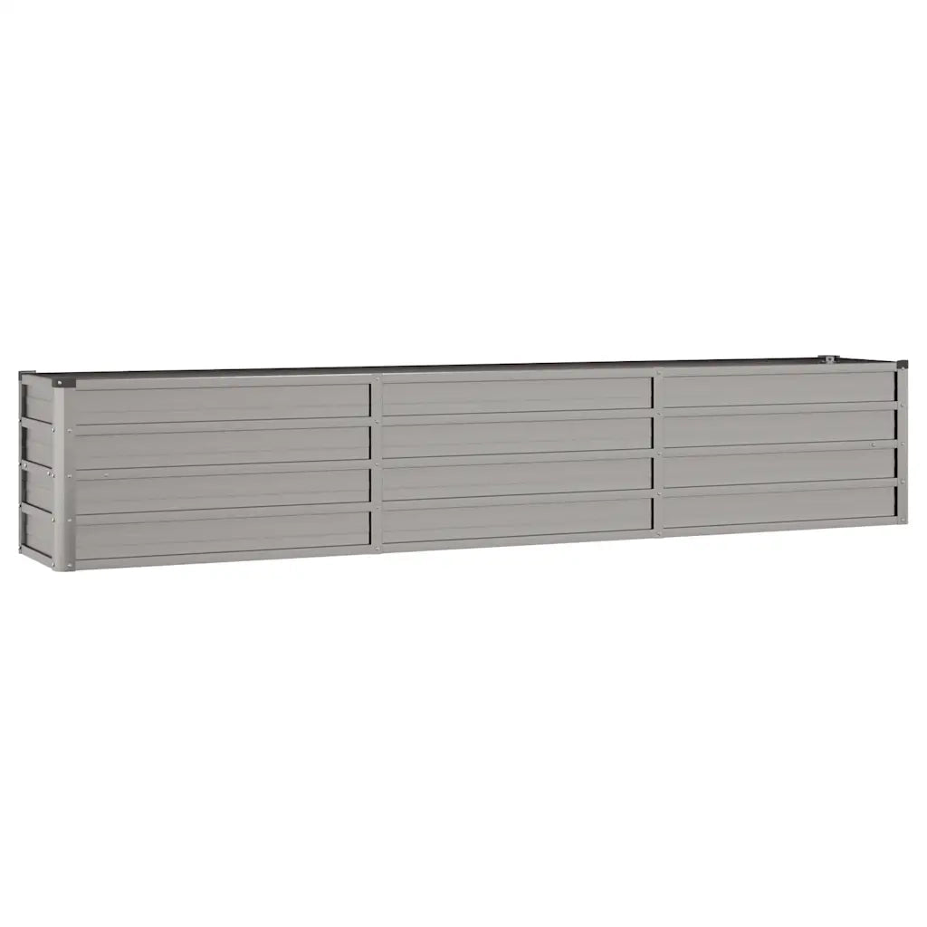 Letto Rialzato da Giardino Ruggine 240x40x45 cm Acciaio Cortencod mxl 129645