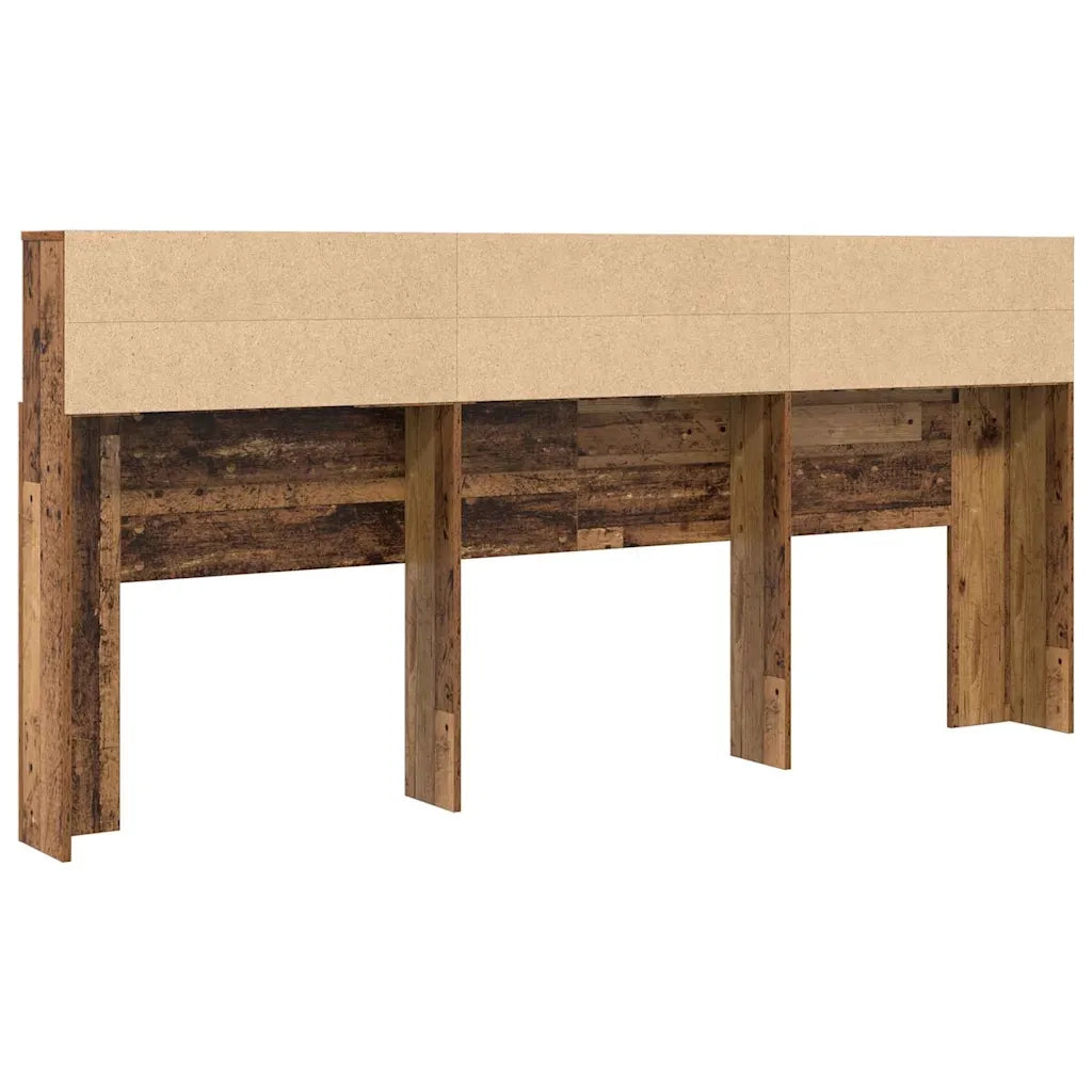 vidaXL Testata del letto Legno vecchio 220 x 19 x 101.5 cm