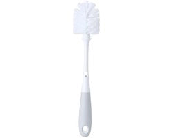 Set di pennelli per pulire bottiglie, pennello per pulire fessure, colore grigio