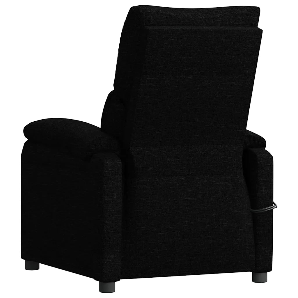 Divano Sedia-Poltrona Massaggiante Elettrica Nera in Tessuto 930894