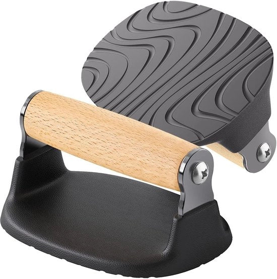 Supporto per Push-up in Legno con Maniglie Antiscivolo - Grip Comodo - Allenamento con Peso - Palestra a Casa - Maniglie con Antiscivolo
