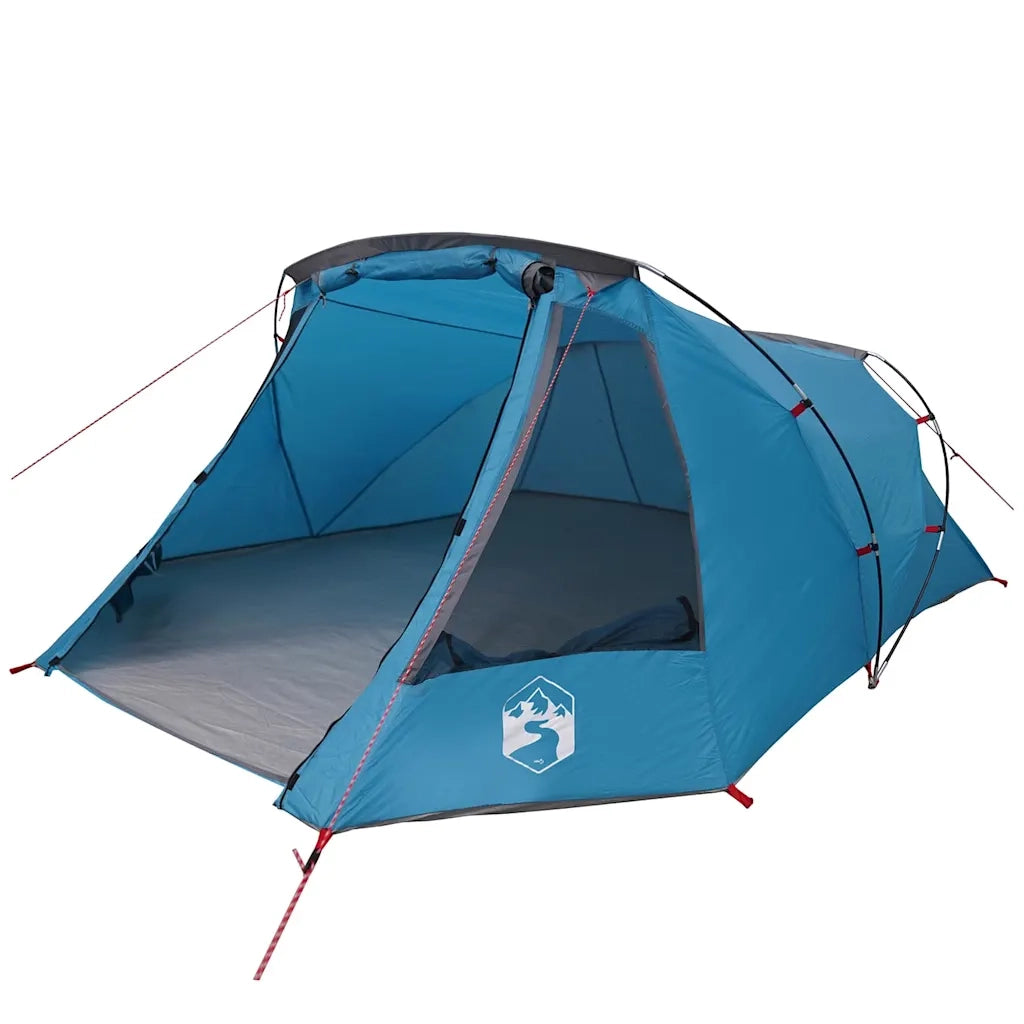 Tenda Tunnel per 3 Persone 3 persona Blu e Grigio 42004051