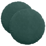 Cuscini per Seduta 2 pz | Cuscini per sedie Verde Scuro ? 40 x 13 cm Velluto