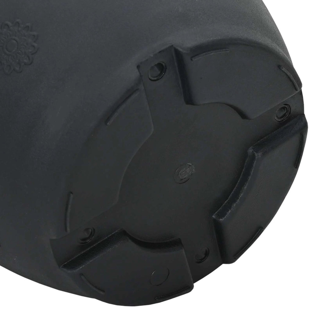 Vasi per Piante 6 pcs Nero Ø 39 x 32 cm Plastica