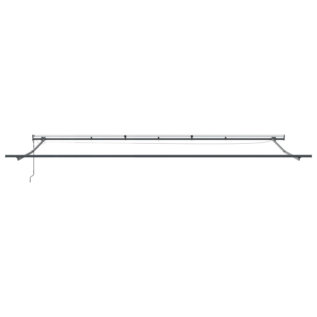 Tenda Retrattile Automatica con Striscia Multicolore LED 600x350 cm