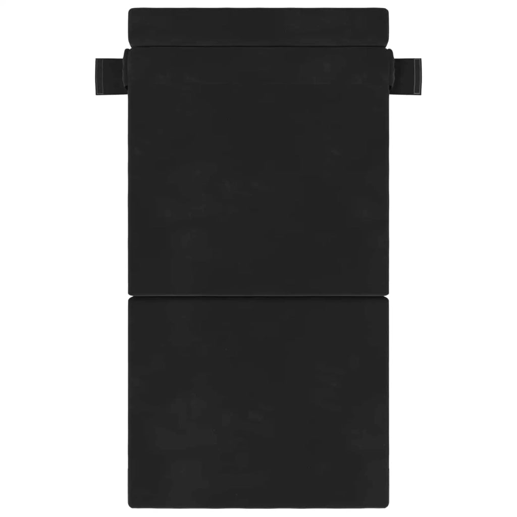 Divano Letto Pieghevole Nero 100 x 80 x 60 cm Tessuto 900113