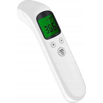 Termometro Medico a Infrarossi Senza Contatto + Stazione Meteo con Igrometro e Sensore Esterno – Misurazione Precisa