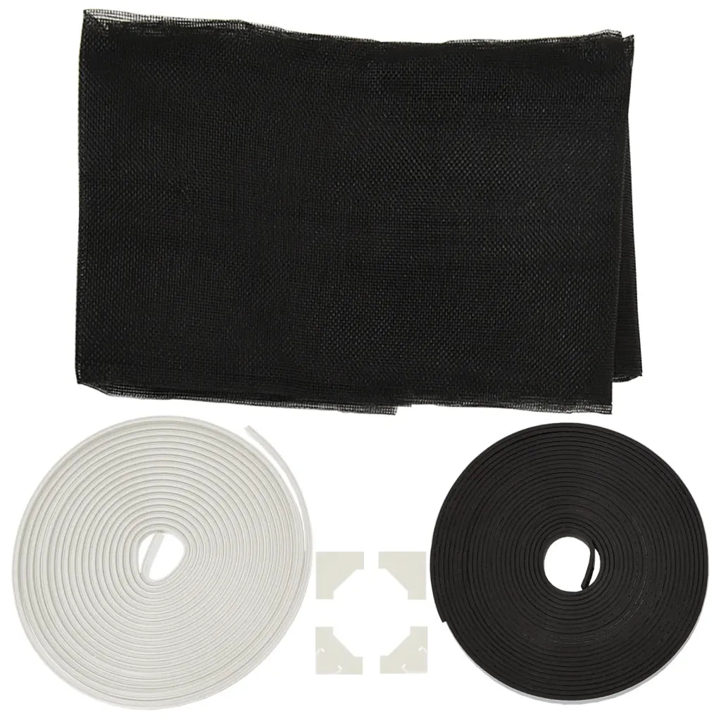 Zanzariera Magnetica per Finestre Bianca 120x140 cm 153853