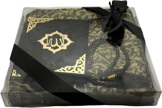 Abbigliamento per la preghiera, Miswak, Tespih & Libro di Sura - Islamico - Inspirante - Confezione regalo