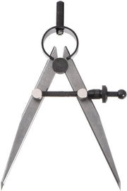 Tavola di misura a 4 pollici - Acciaio di carbonio - Marcatura precisa - Resistente all'usura - Indurito - Utile per disegni geometrici - Strumento di misura