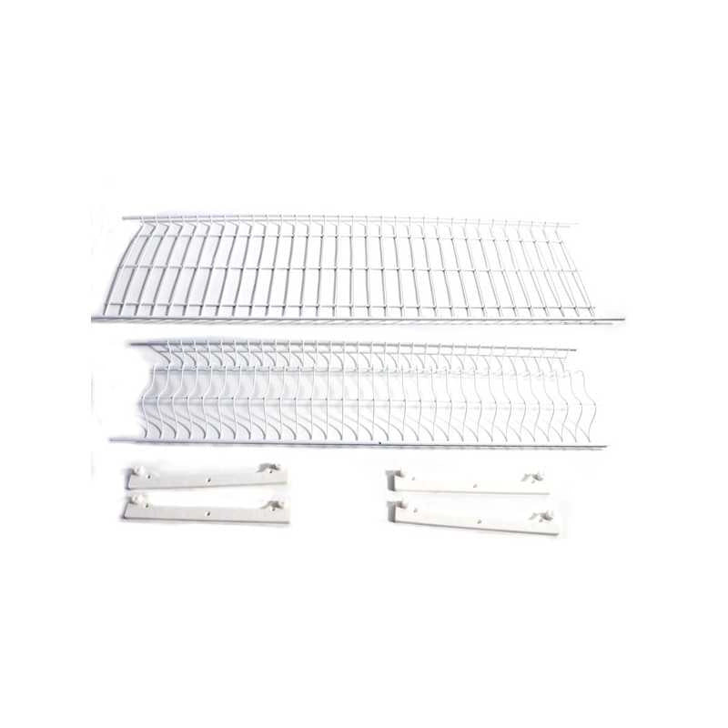 Scolapiatti Acciaio Plasticato cm 76X23
