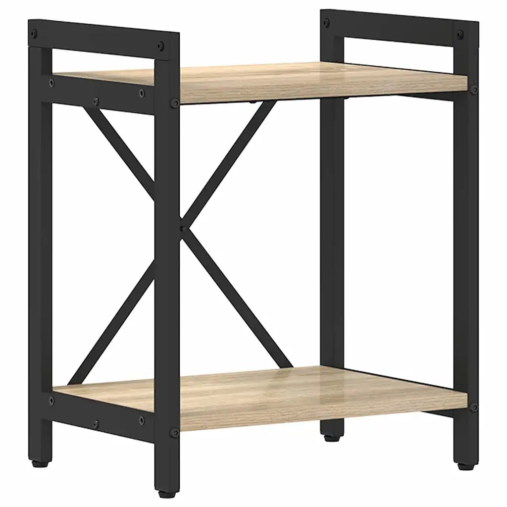 Libreria-Scaffale per Libri-Mobile di Stoccaggio Rovere Sonoma 40 x 30 x 50 cm Legno multistrato