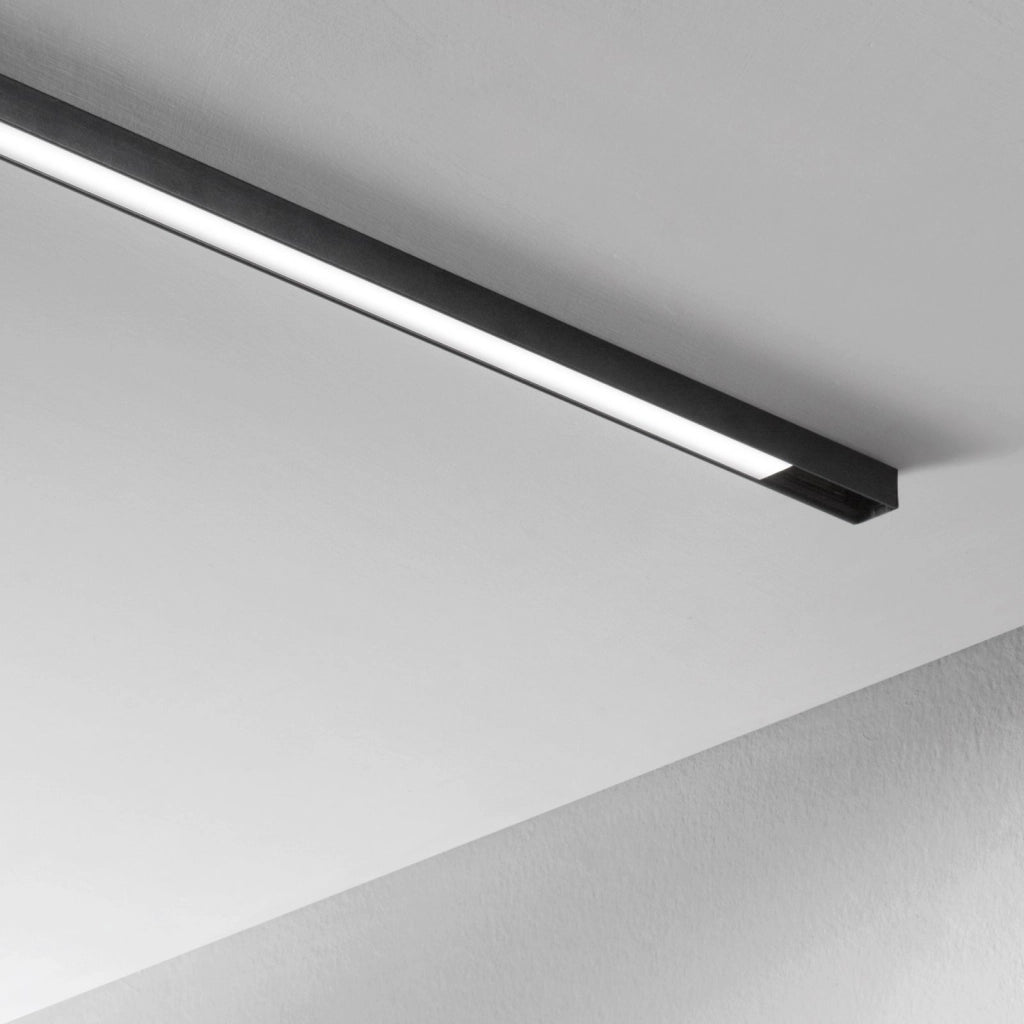 STICK SISTEMA DI ILLUMINAZIONE PER BINARIO 48V LED SMD BRIDGELUX 12 W 110° 1150 lm 2700 K NERO