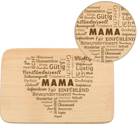 Tavolo da colazione personalizzato · Tavolo da colazione per la mamma · Piatto per snack graviure · Regali per i genitori · Regalo per la mamma · Giornata della mamma
