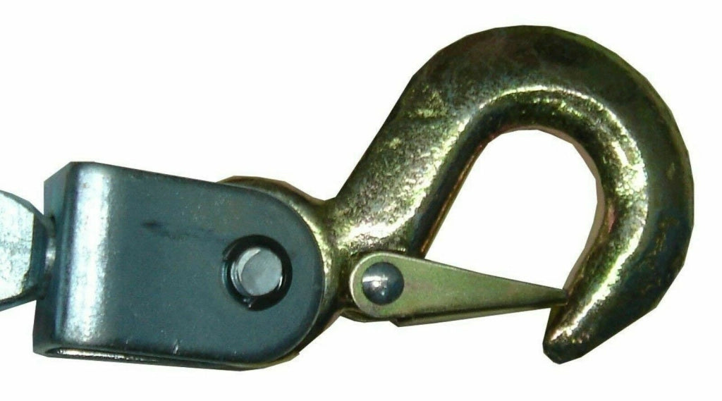 Paranco Verricello Argano Manuale Gancio Traino 2 Ton 2000KG Fune Cavo Acciaio