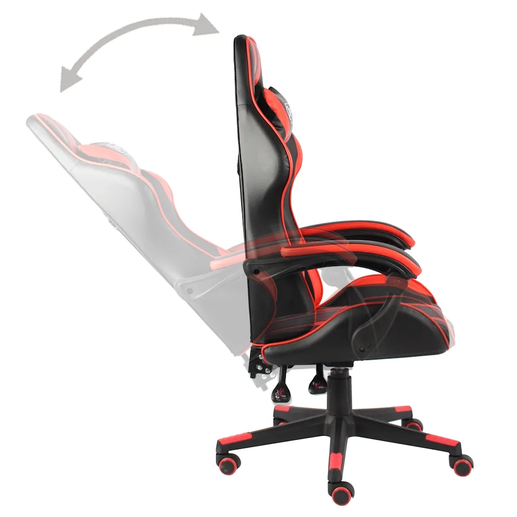 Sedia da Gaming Nero e Rosso in Similpelle cod mxl 5726
