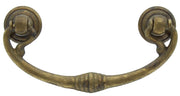 BL MANIGLIA 03027  82X40 MM OTTONE ANTICATO- 6,0 blister