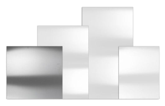 Tagliere Spianatoia per Alimenti 60x55 cm in Acciaio Inox Alimentare Lisa Luxury Plan