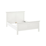Letto piazza e mezza Phanfone, Sommier per camera da letto, Giroletto per stanza, Struttura porta materasso, 201x158 h110 cm, Bianco