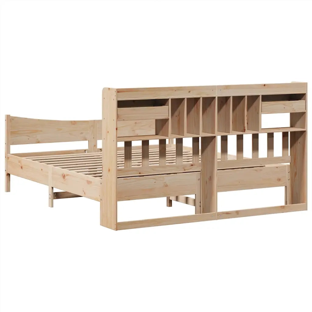 Giroletto senza Materasso-Struttura Letto 180x200 cm in Legno Massello di Pino 746912