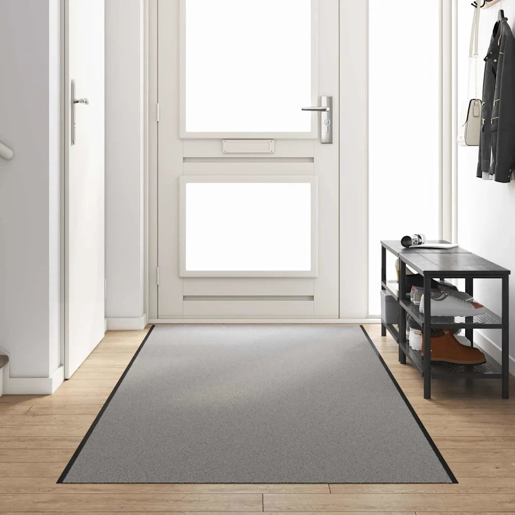 Tappetino Grigio e Nero 120 x 350 cm 100% Poliammide 4100776
