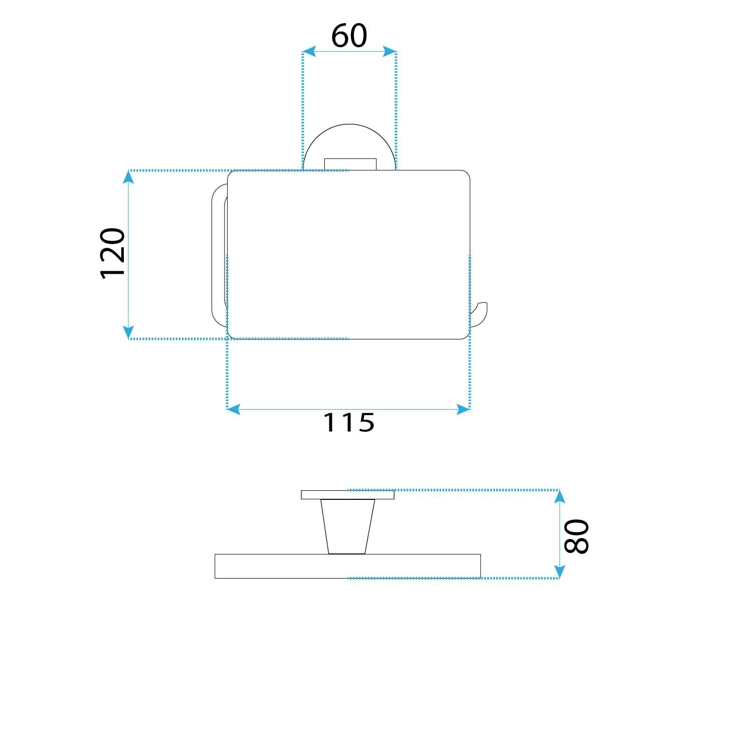 Uchwyt Na Papier 16101 Aristo Brush Nickle