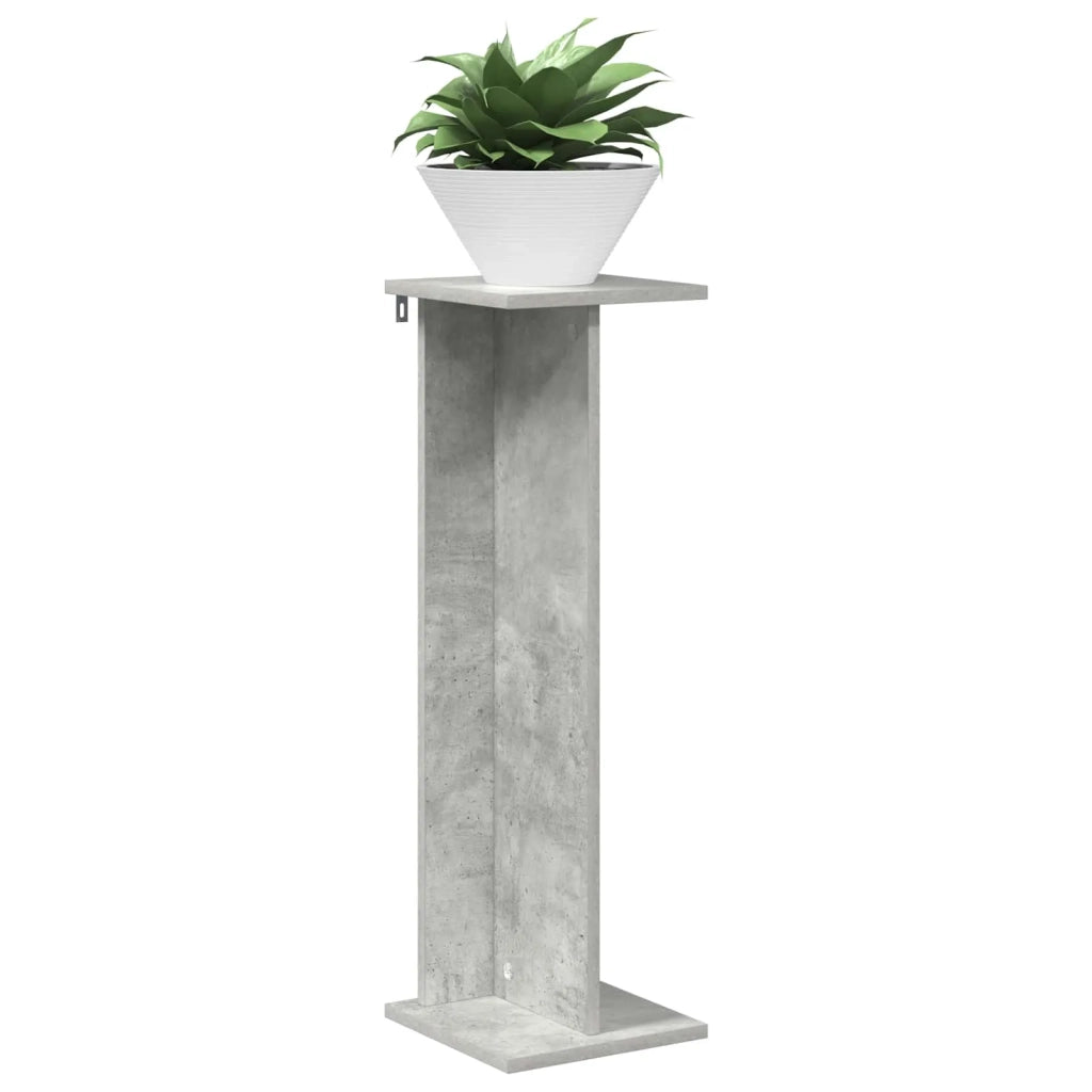 Supporto per piante Grigio Cemento 25 x 25,5 x 80,5 cm 899648