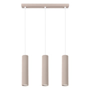 Lampada a sospensione GRAVIO 3 luci GU10 taupe/bianco