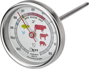 Termometro per carni in acciaio inossidabile - ideale per carni pesce uccelli - termometro per barbecue Ø 51 x (L) 117 mm.