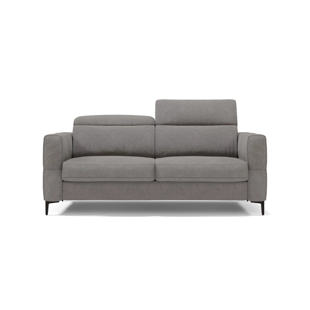 Gardenia Divano letto materasso alto 18 cm con poggiatesta reclinabili e rivestimento impermeabile T02 178 cm (mat. 120x197) grigio