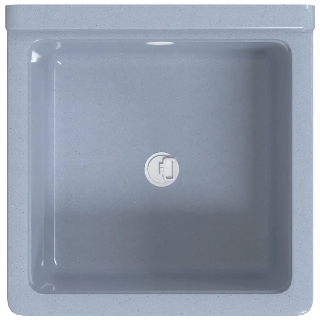 Lavabo a Parete Grigio 40x40x24 cm in Resina CFW5953012