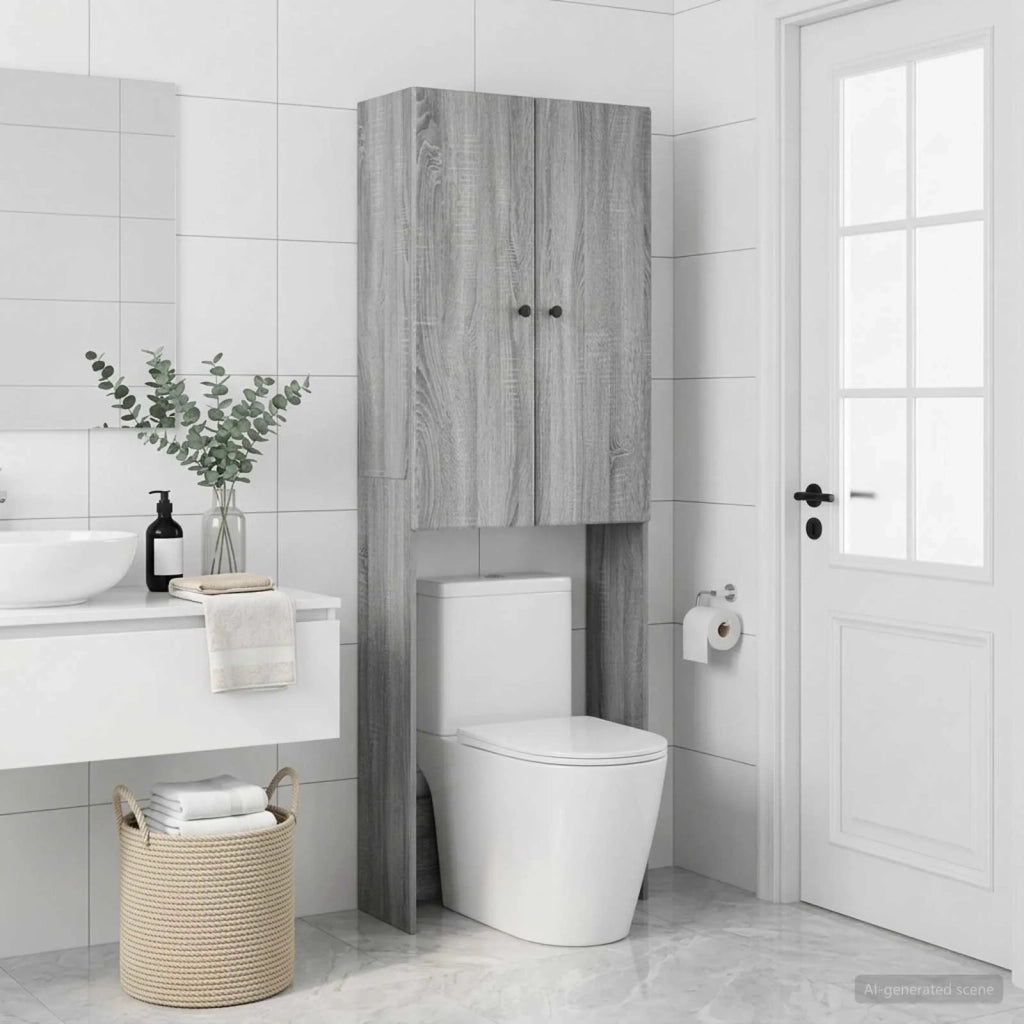 Mobile Bagno BREDA Sonoma grigio 66 x 25,5 x 190 cm 897581