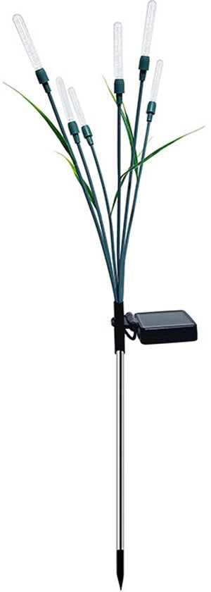 Set di 2 lampade solari con disegno di farfalla da fuoco in acrilico, lampade solari decorative, adatte per terrazze, giardini e scale.