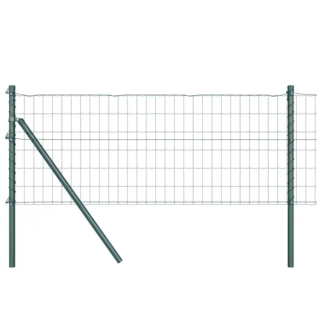 Recinzione da Giardino | Recinzione con Posto Verde 0,6 x 25 m Acciaio e PVC