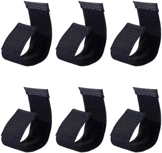 Set di 6 Orrorifere con Cinghie Esterne e Ganci Elastici