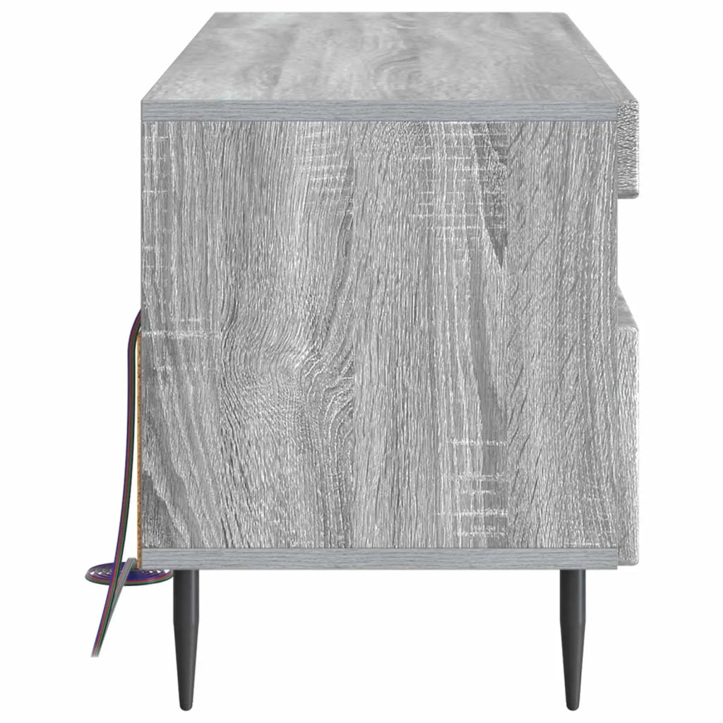 Mobile TV LED Sonoma grigio Legno ingegnerizzato 896561