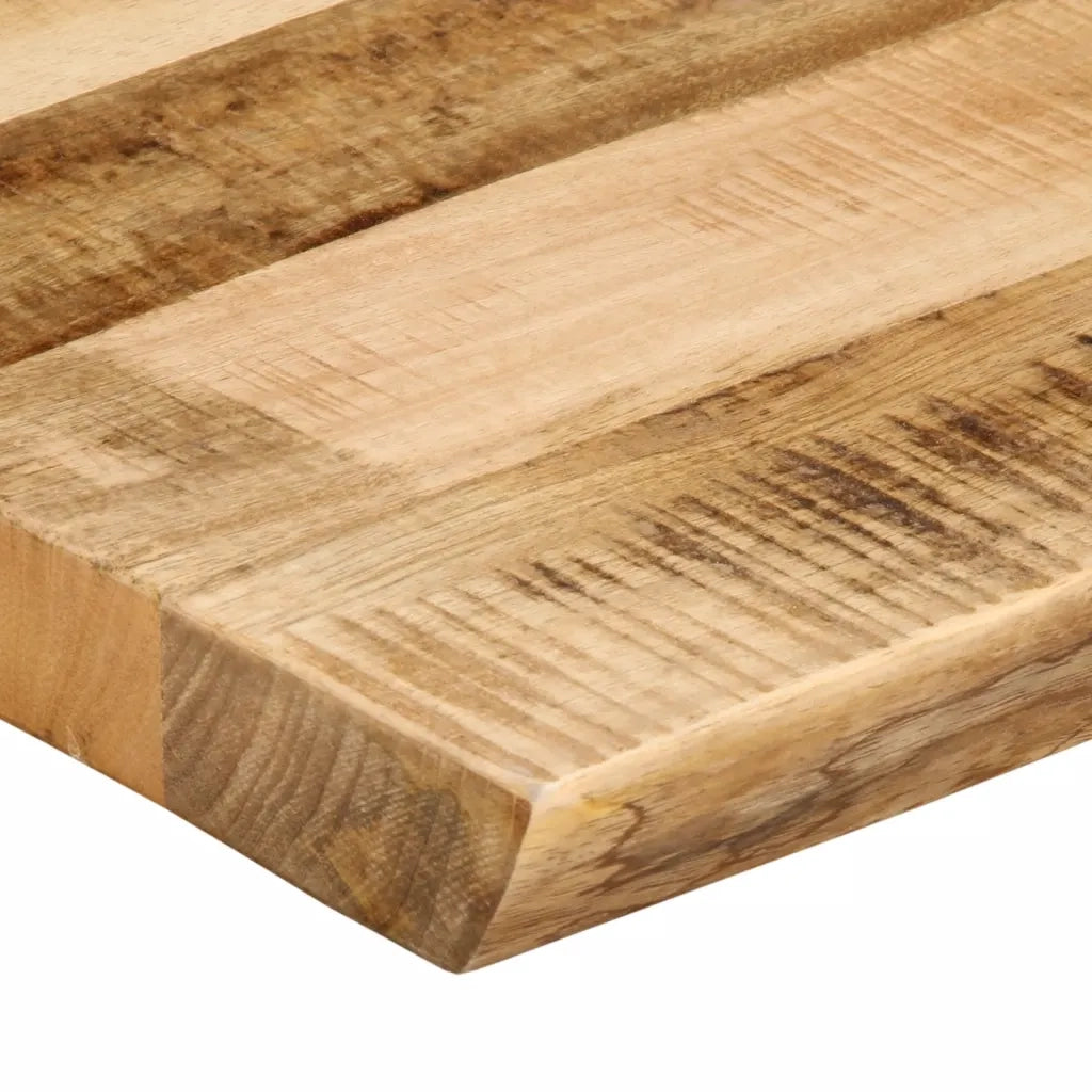 vidaXL Piano Tavolo Bordi Vivi 100x40x3,8 cm Legno di Mango Grezzo