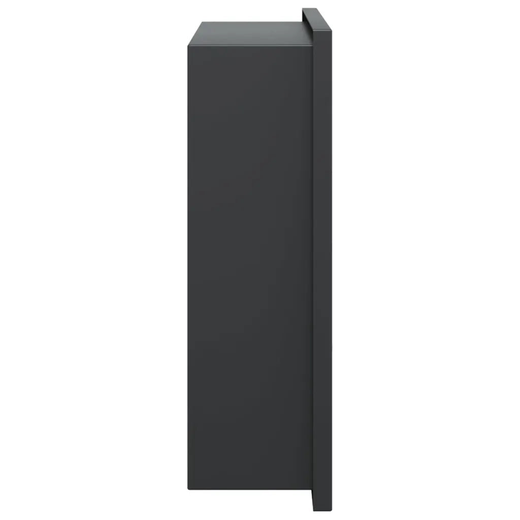 Nicchia per Doccia Nero Opaco 32x32x9cm in Acciaio Inox CFW7375393