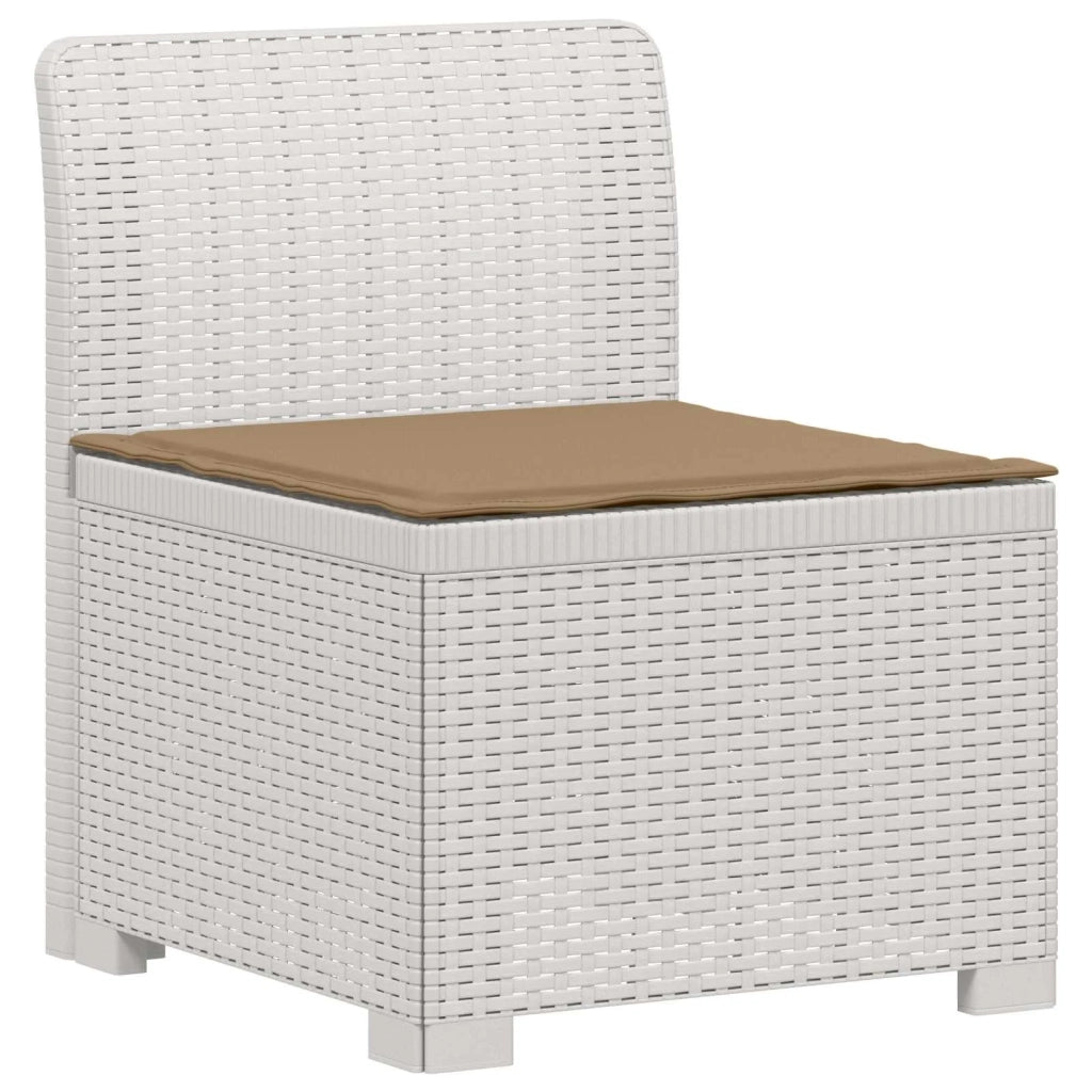 Divano da Giardino a 4 Posti con Cuscini in Stile Rattan PP 3443864