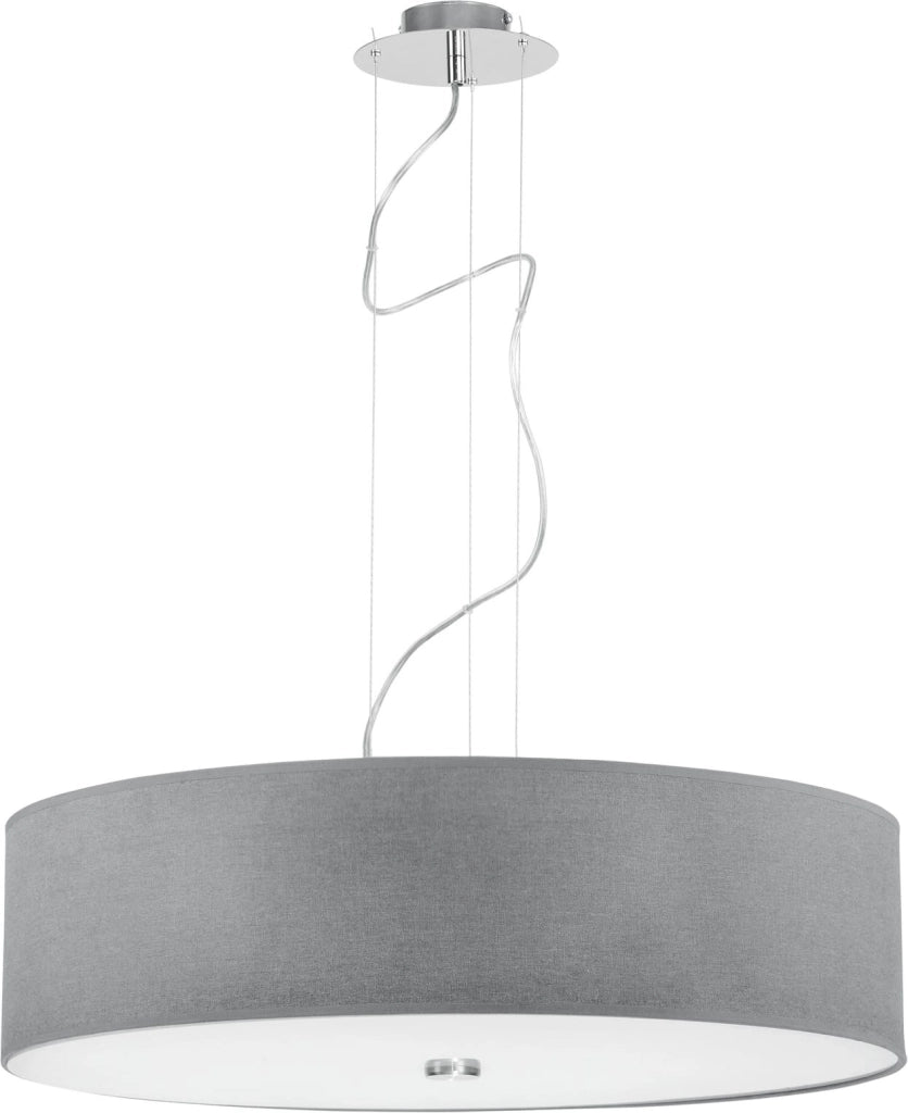 Lampadario a sospensione Nowodvorski Viviane grigio 63cm E27